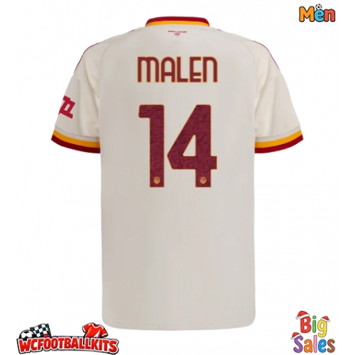 AS Roma Donyell Malen #14 Replica Away Stadium Shirt 2026-27 Short Sleeve